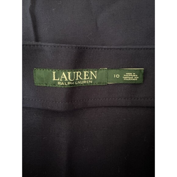 Lauren Ralph Lauren Navy Blue Pleated Skirt Size 10 NWT - Picture 4 of 5